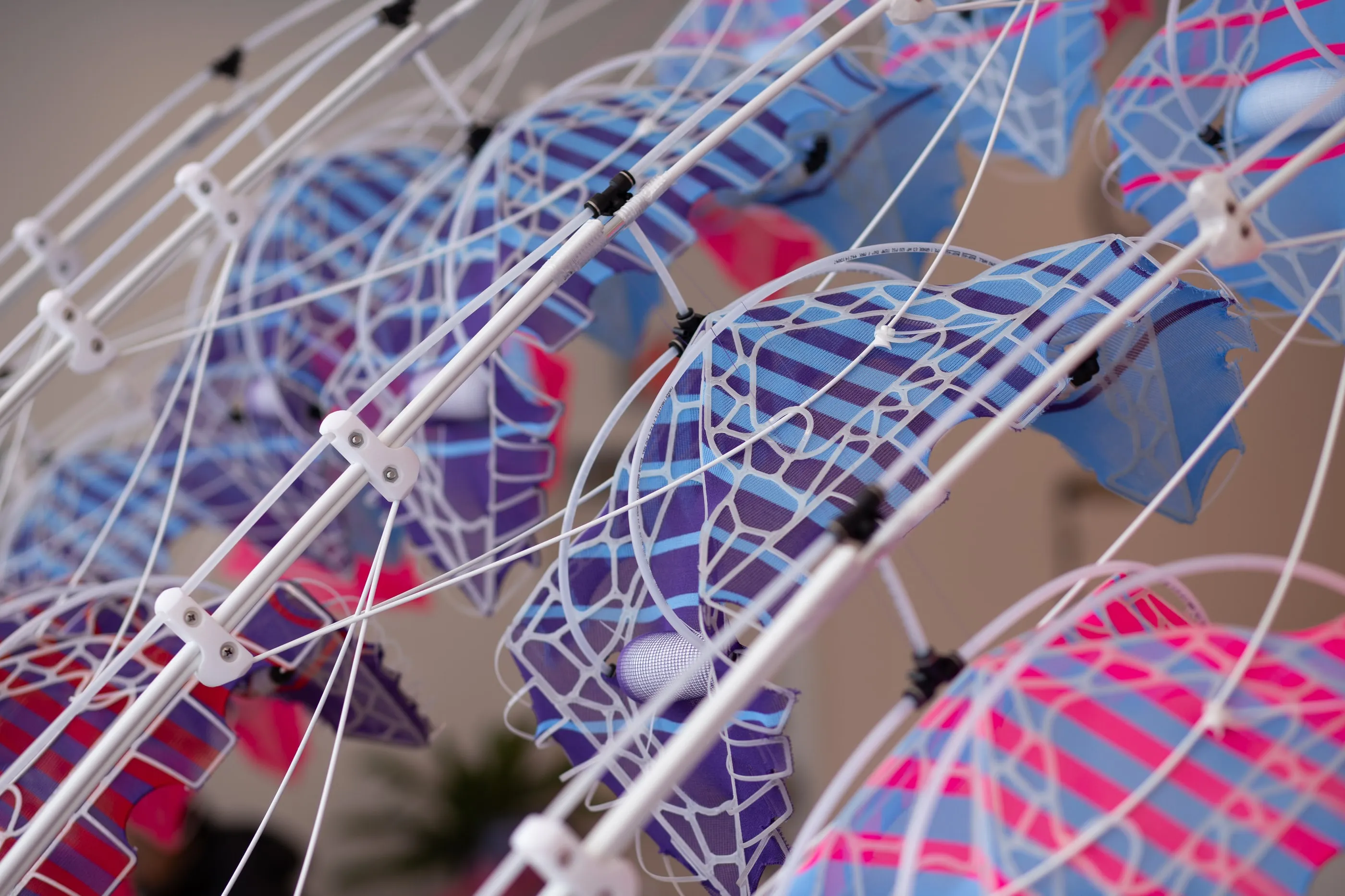 Modules on the glass-fibre rod substructure